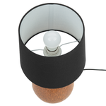 Tischlampe schwarz / kupfer 47 cm rund ABRAMS