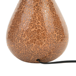 Tischlampe schwarz / kupfer 47 cm rund ABRAMS