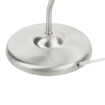 Schreibtischlampe silber 44 cm Glockenform MONSAN