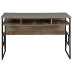 Schreibtisch dunkler Holzfarbton 120 x 60 cm FORRES