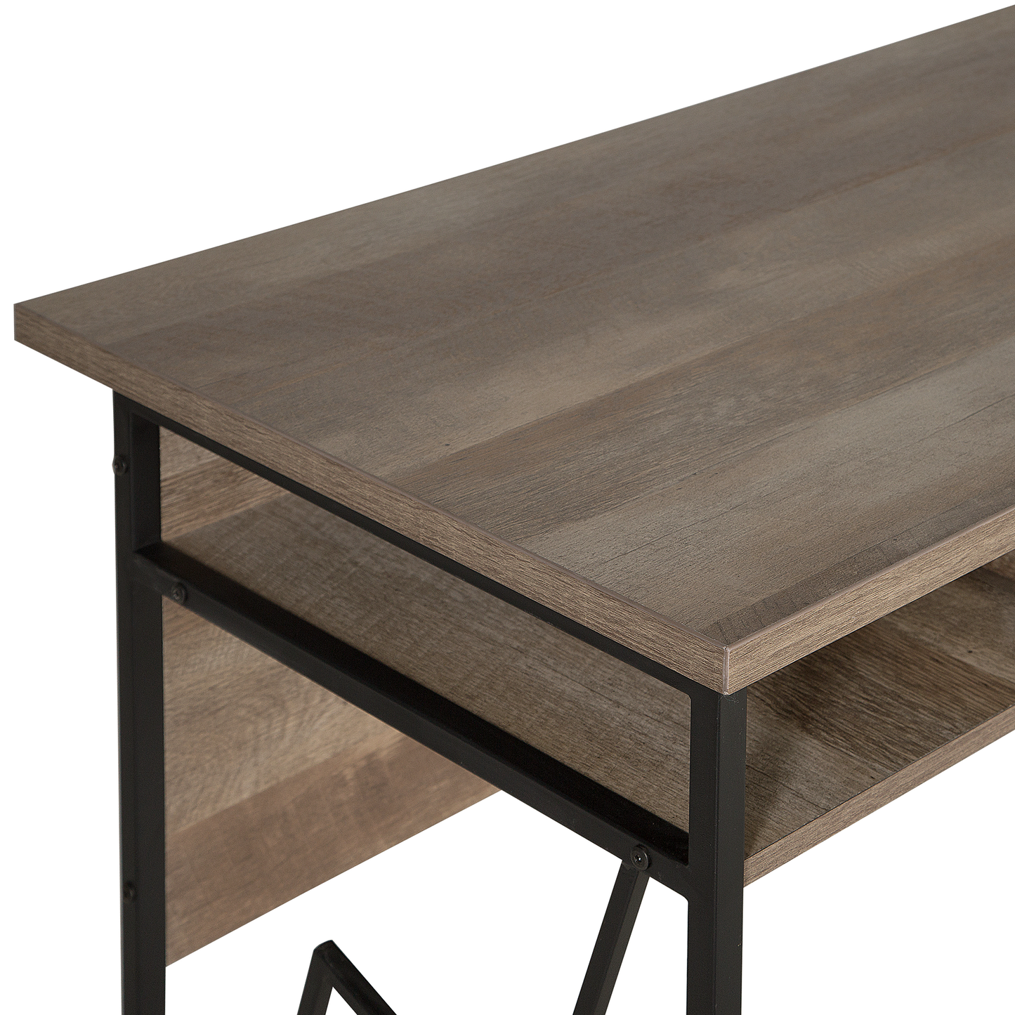 Schreibtisch dunkler Holzfarbton 120 x 60 cm FORRES