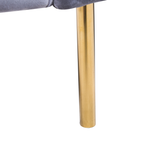 3-Sitzer Schlafsofa Samtstoff grau VISNES