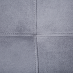 3-Sitzer Schlafsofa Samtstoff grau VISNES