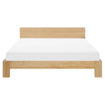 Bett mit Lattenrost Kiefernholz ROYAN 160 x 200 cm Hellbraun