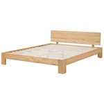 Bett mit Lattenrost Kiefernholz ROYAN 180 x 200 cm Hellbraun