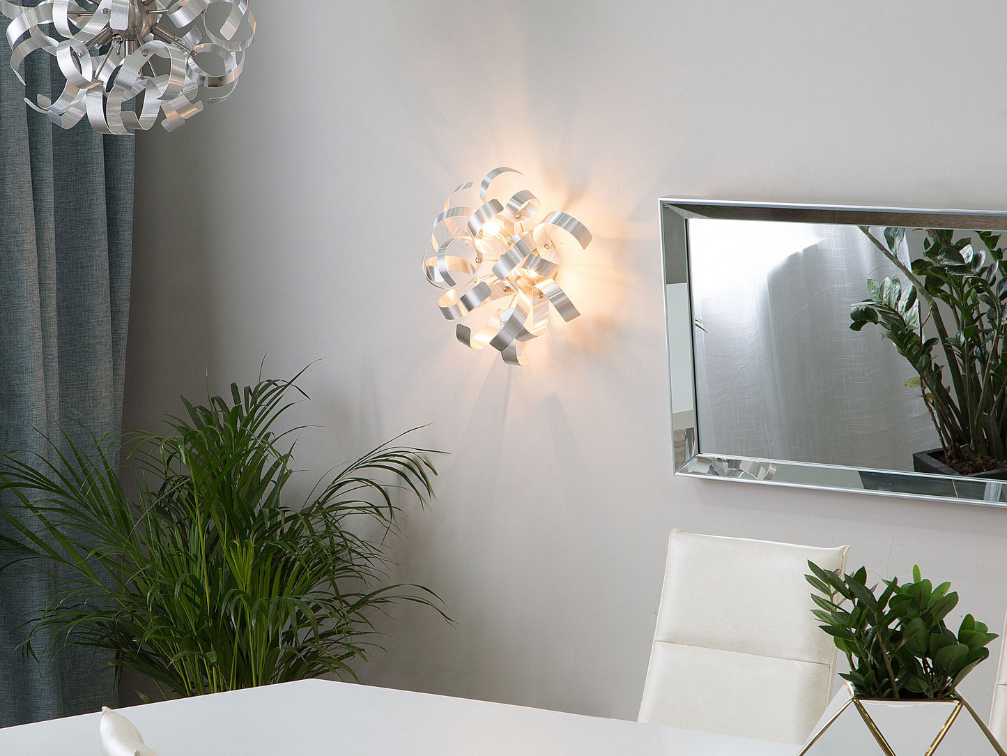 Wandlampe ICANA Metall Silber