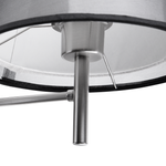 Wandlampe Deckenlampe COLUMBIA Metall Silber