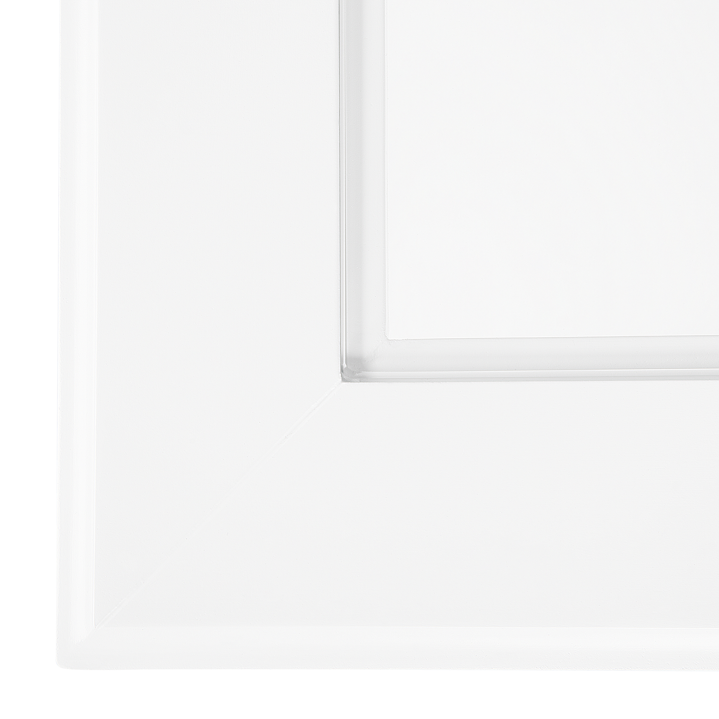 Beistelltisch Glas weiss rechteckig 40 x 57 cm ATTU