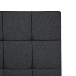 Bett mit Schubladen Stoff MILLAU 160 x 200 cm Dunkelgrau
