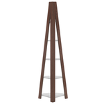 Bücherregal mit 4 Fächern MOBILE SOLO 175 cm Braun / Weiss
