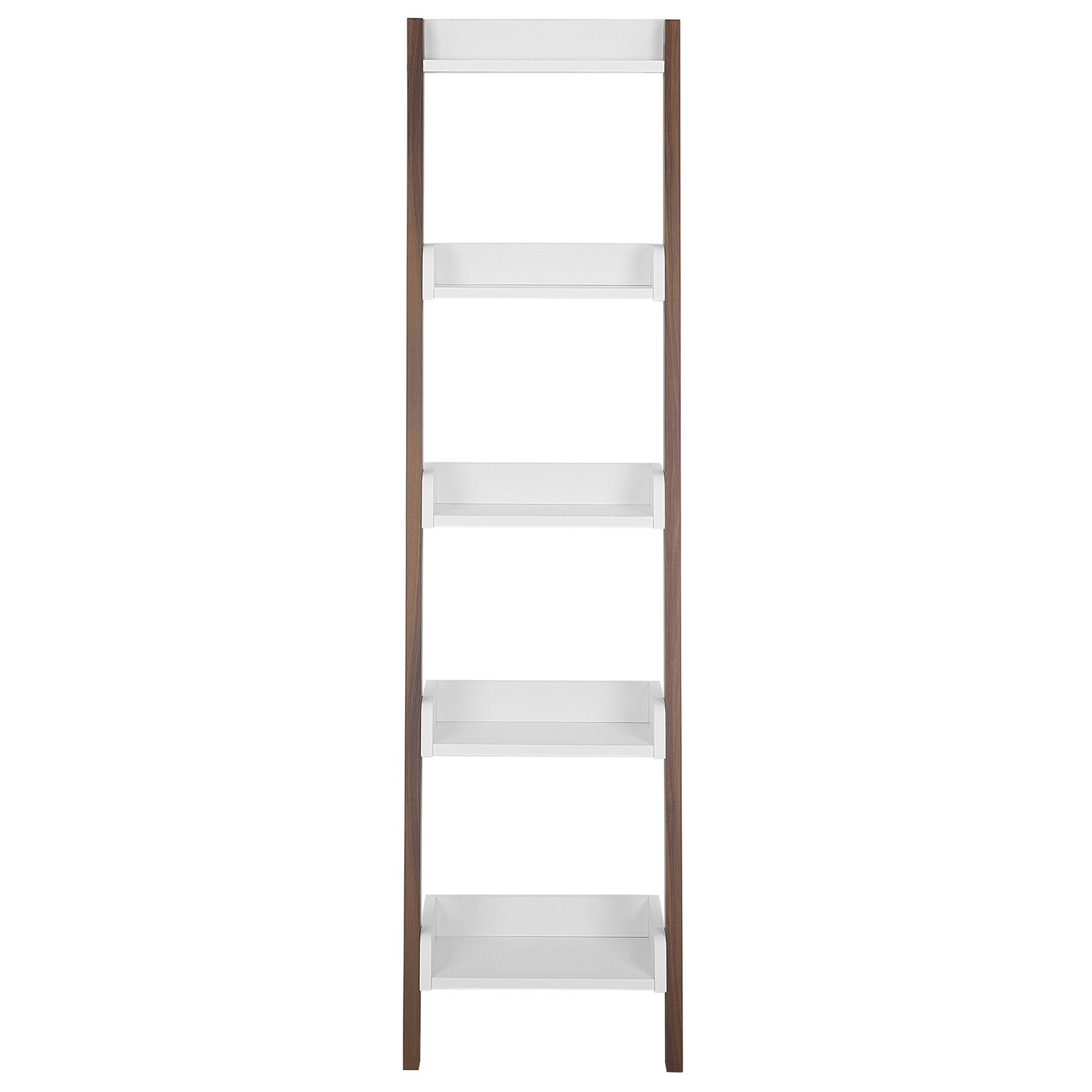 Bücherregal mit 4 Fächern MOBILE DUO 166 cm Braun / Weiss