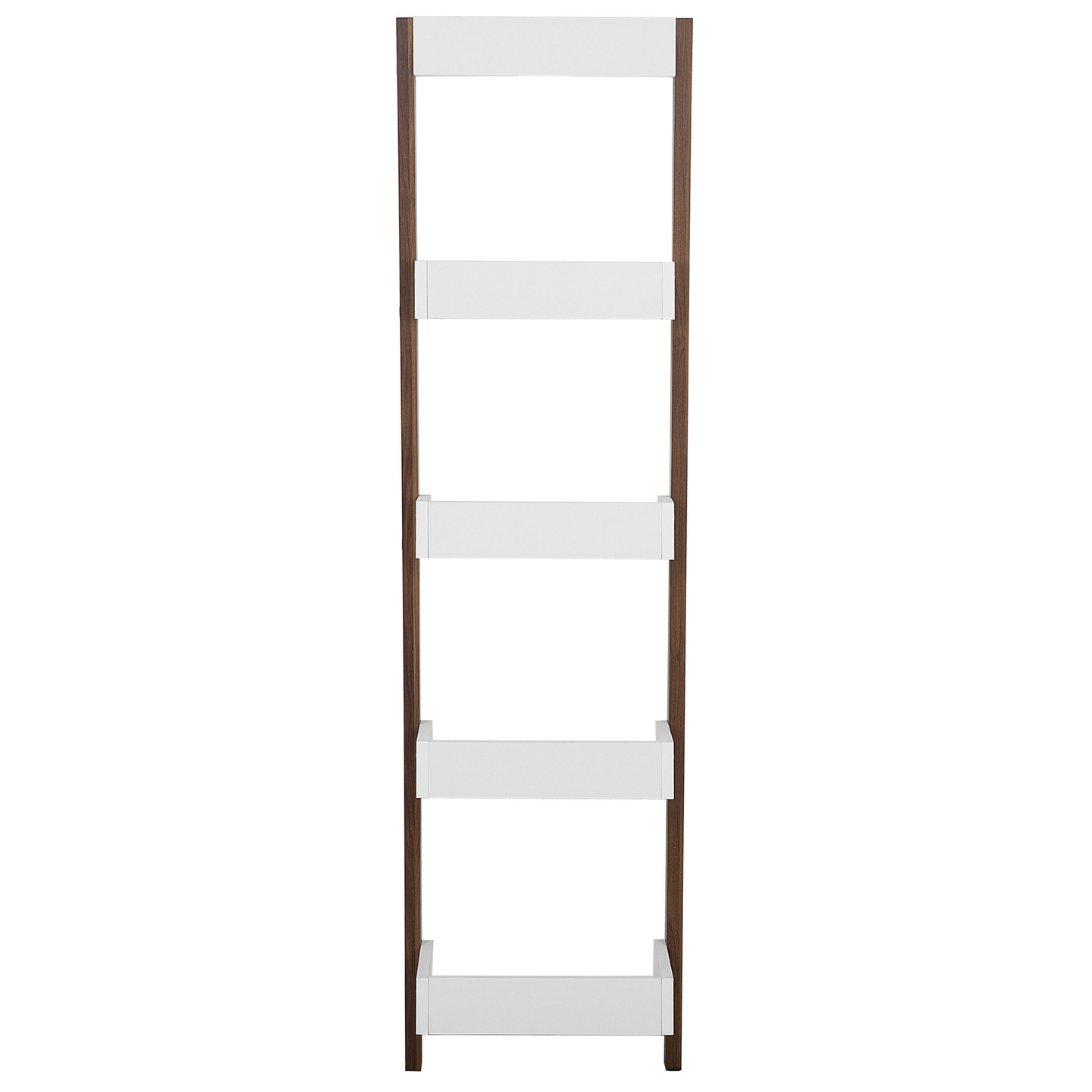 Bücherregal mit 4 Fächern MOBILE DUO 166 cm Braun / Weiss