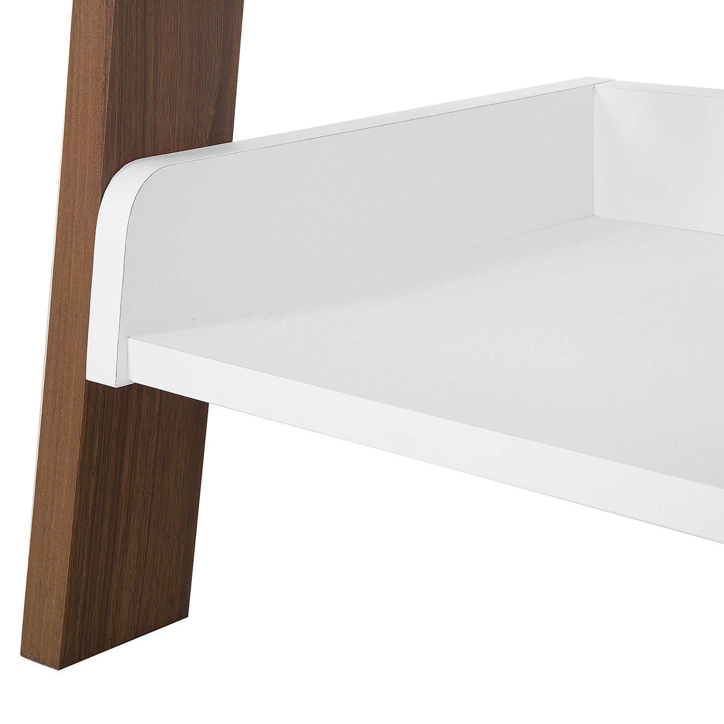 Bücherregal mit 4 Fächern MOBILE DUO 166 cm Braun / Weiss