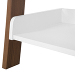 Bücherregal mit 4 Fächern MOBILE DUO 166 cm Braun / Weiss