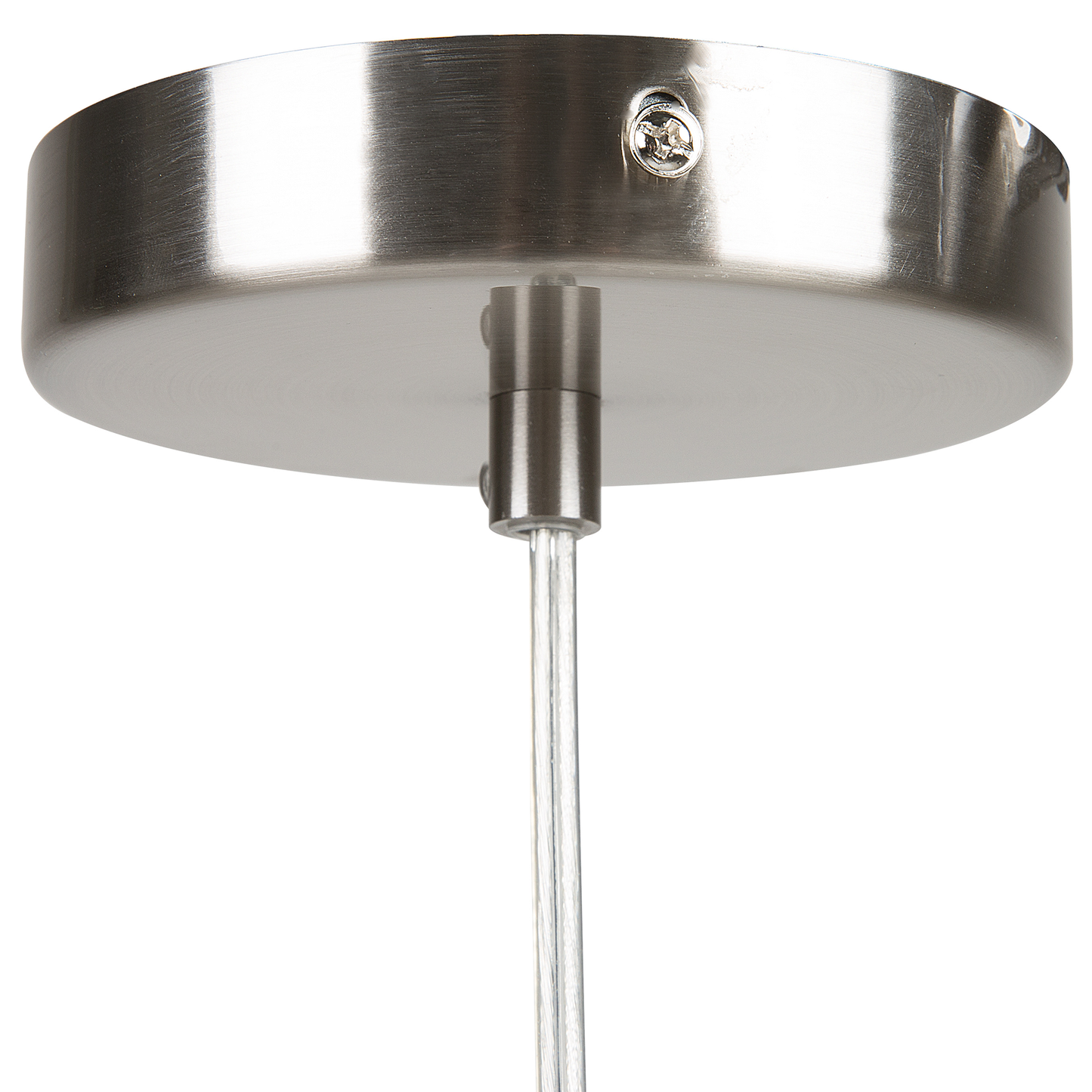 Hängelampe Nickel 7-flammig Schleifen-Optik ICANA