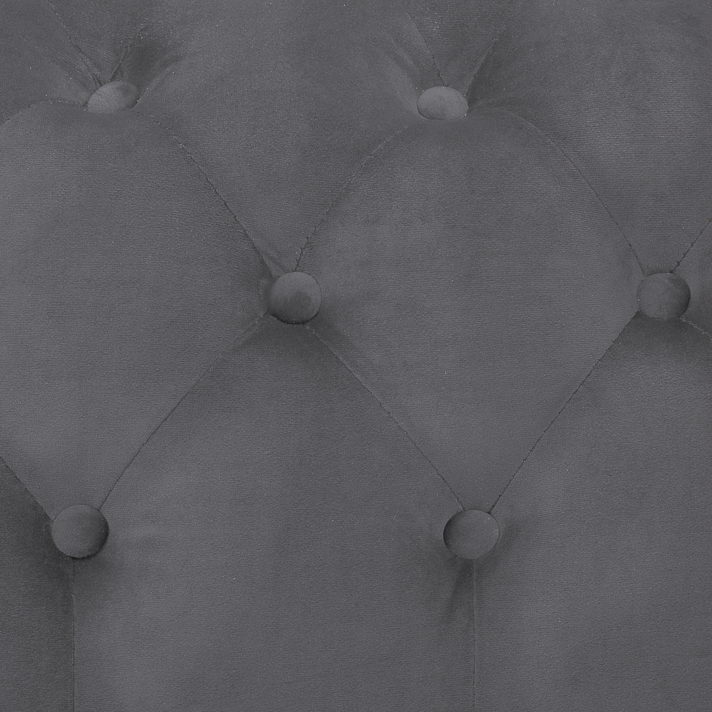 3-Sitzer Sofa Samtstoff grau SOTRA