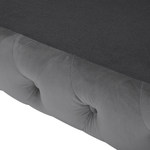 3-Sitzer Sofa Samtstoff grau SOTRA