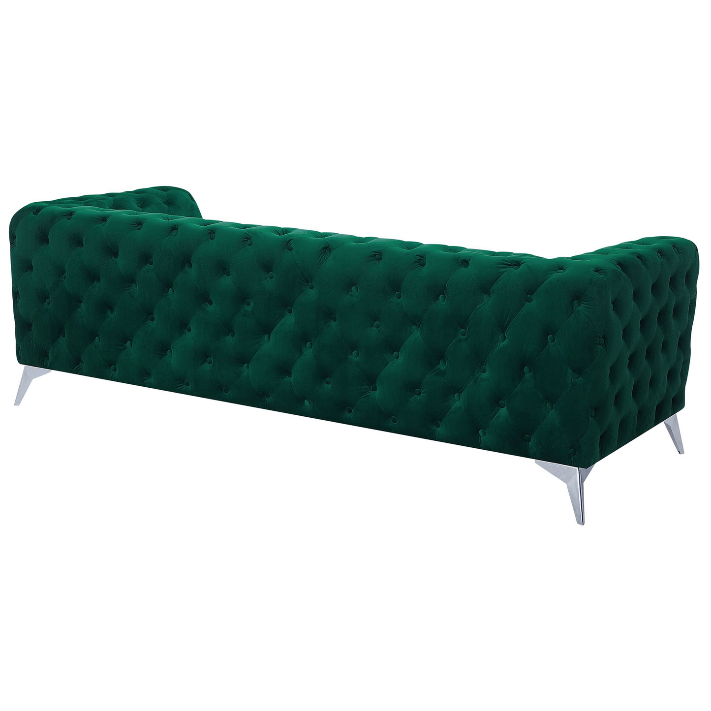 3-Sitzer Sofa Samtstoff smaragdgrün SOTRA