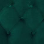 3-Sitzer Sofa Samtstoff smaragdgrün SOTRA