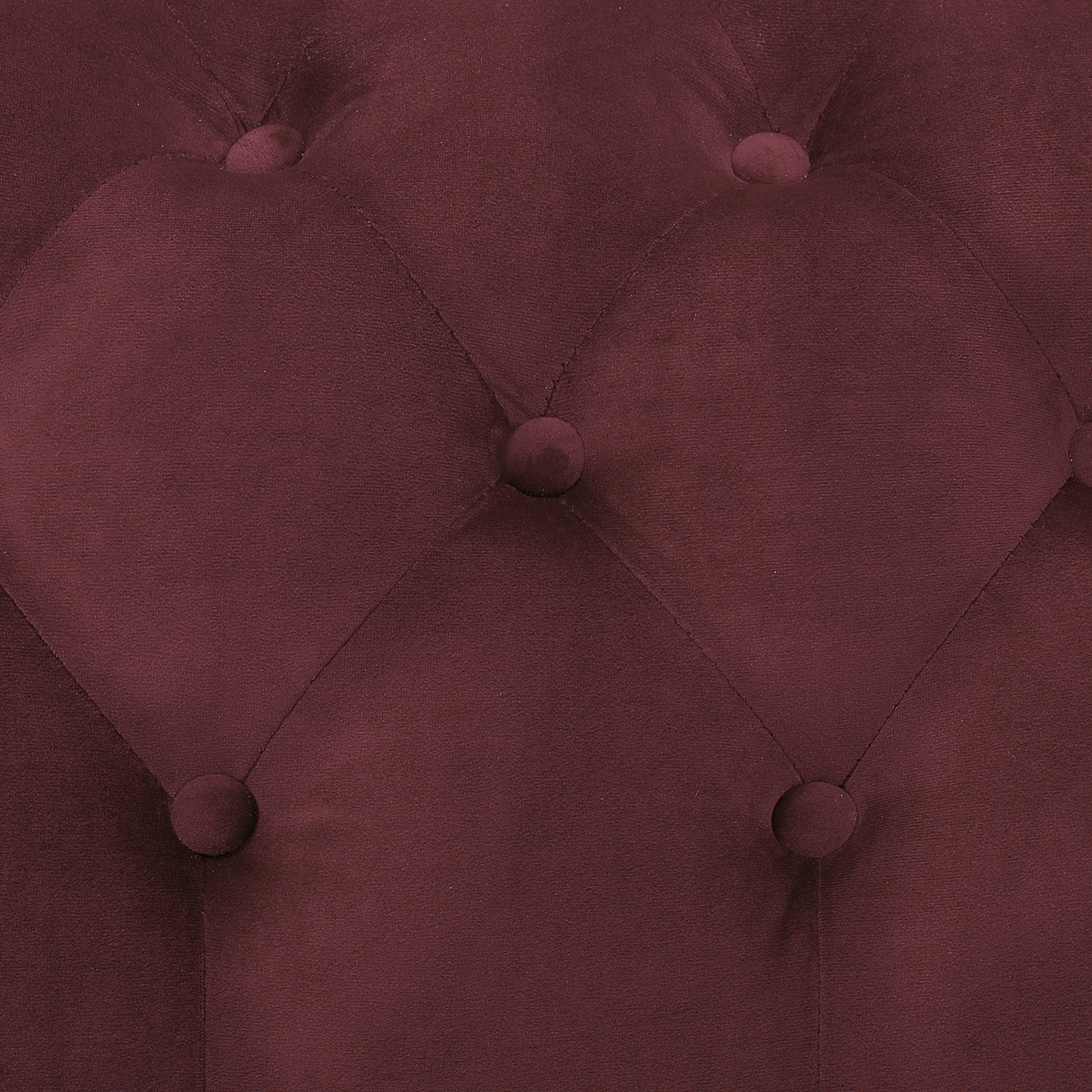 3-Sitzer Sofa Samtstoff burgunderrot SOTRA
