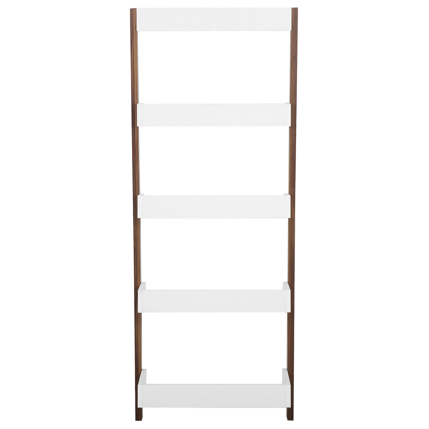 Bücherregal mit 5 Fächern MOBILE TRIO 164 cm Braun / Weiss