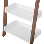 Bücherregal mit 5 Fächern MOBILE TRIO 164 cm Braun / Weiss