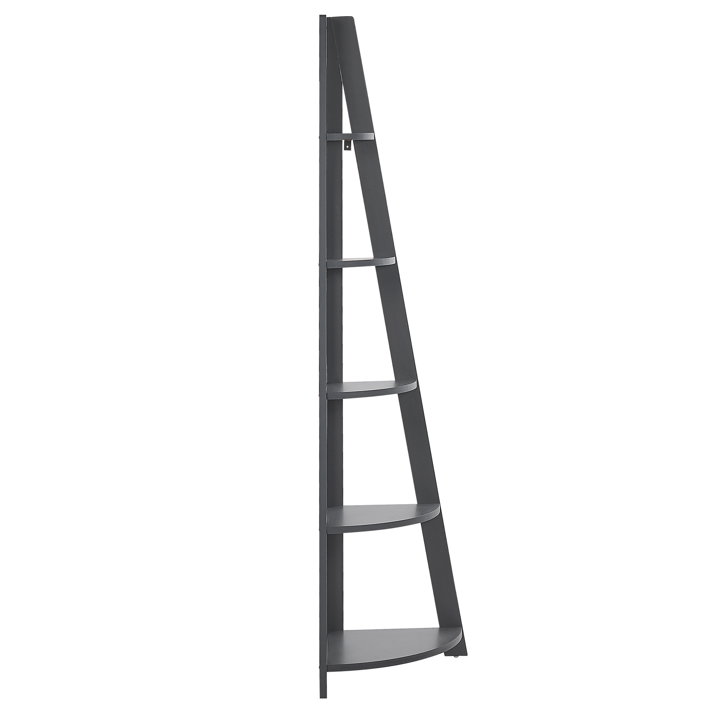 Bücherregal mit 5 Fächern MOBILE SOLO 175 cm Grau