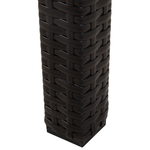 Gartentisch ITALY 220 cm 100 cm Glas Dunkelbraun