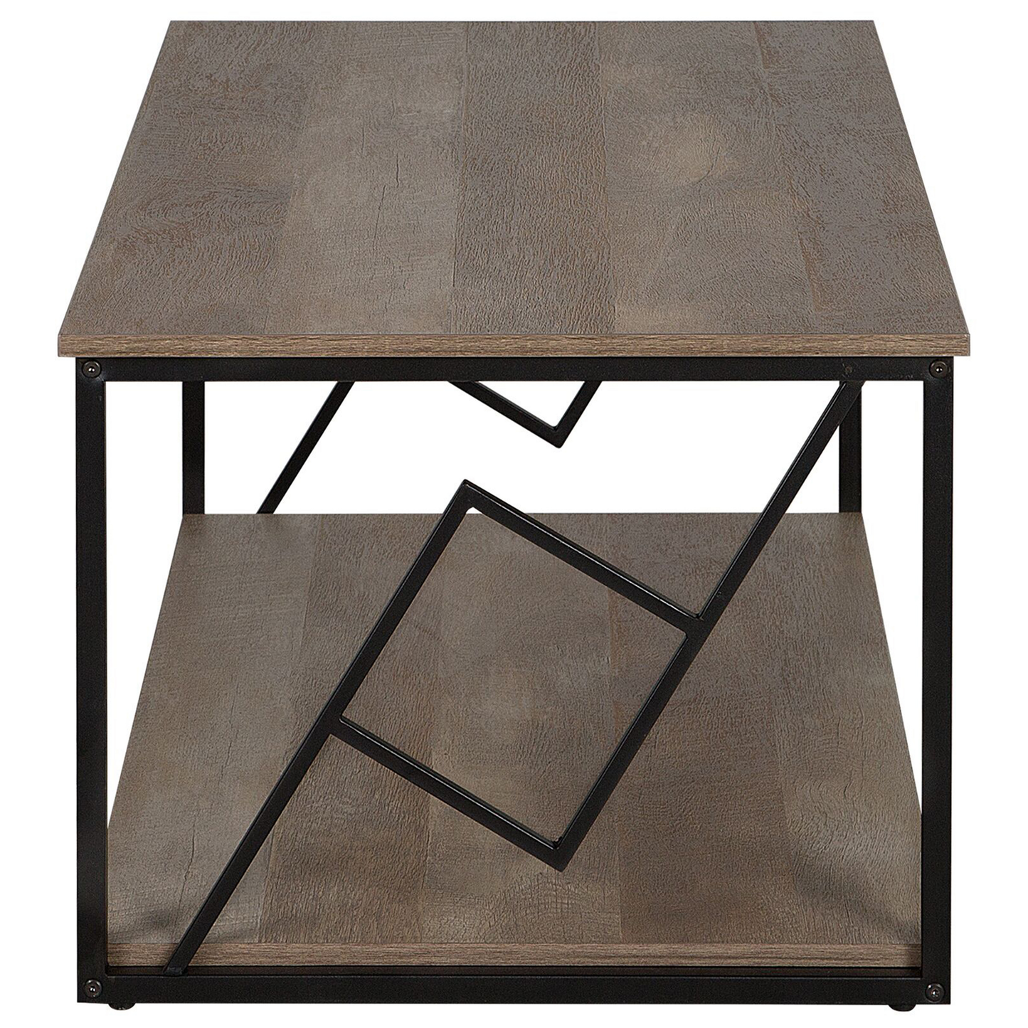 Couchtisch dunkler Holzfarbton rechteckig 60 x 120 cm FORRES