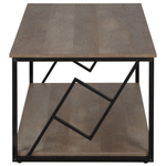 Couchtisch dunkler Holzfarbton rechteckig 60 x 120 cm FORRES