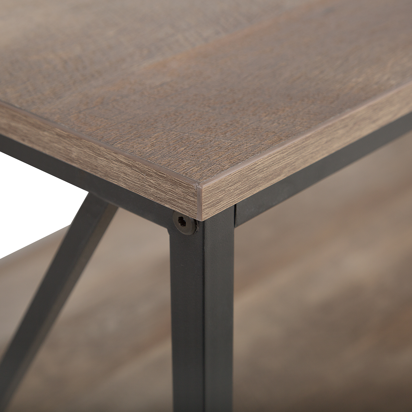 Couchtisch dunkler Holzfarbton rechteckig 60 x 120 cm FORRES