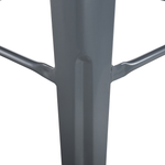 Set mit 2 Barhockern CABRILLO Metall Grau