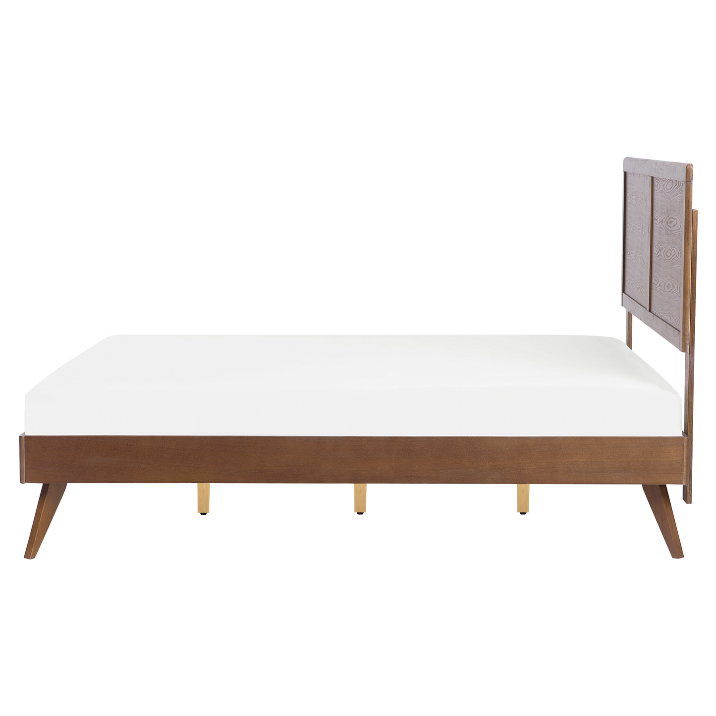 Bett mit Lattenrost ISTRES 160 x 200 cm Dunkle Esche