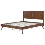 Bett mit Lattenrost ISTRES 180 x 200 cm Dunkle Esche