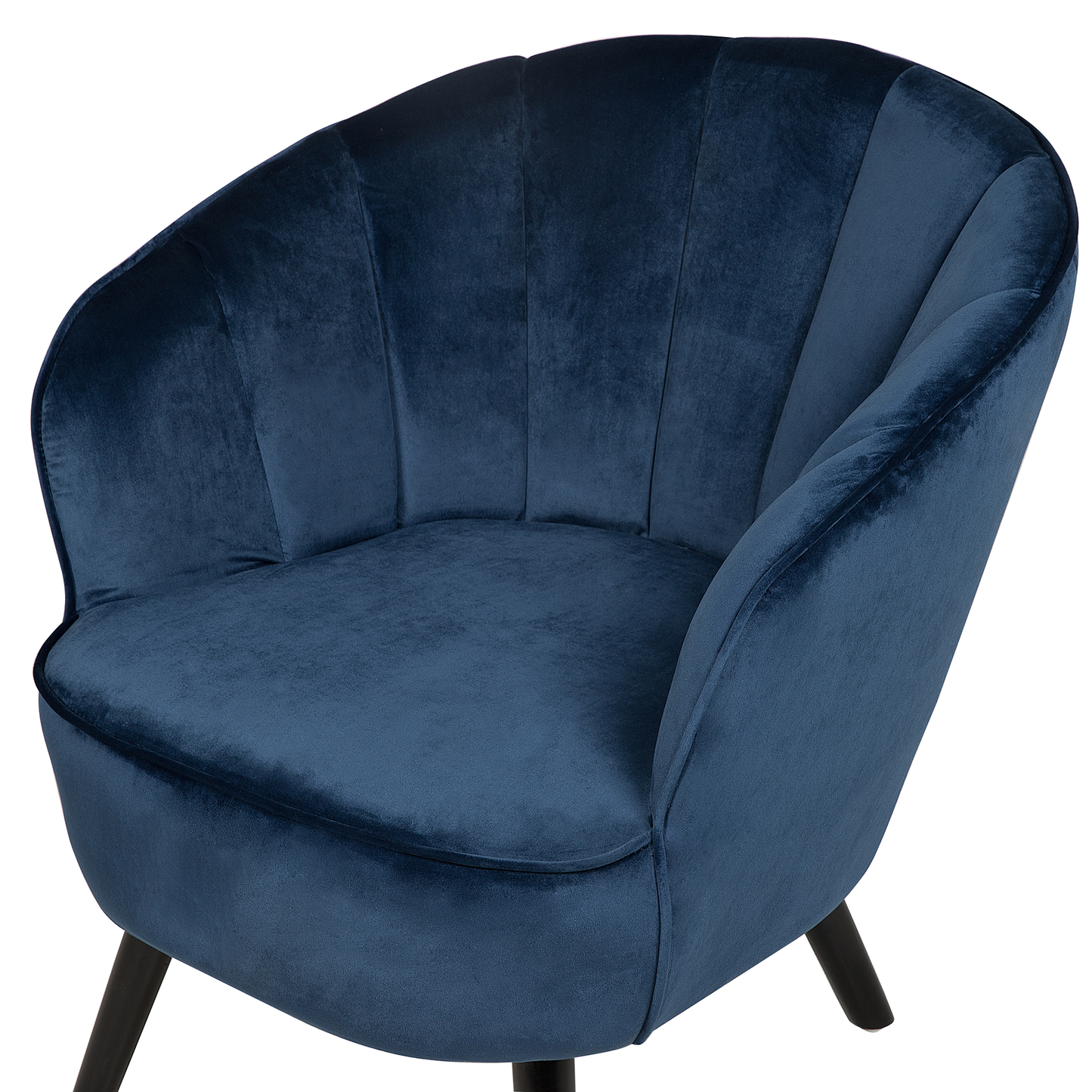 Sessel Samtstoff Dunkelblau DALA
