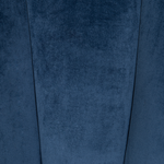 Sessel Samtstoff Dunkelblau DALA