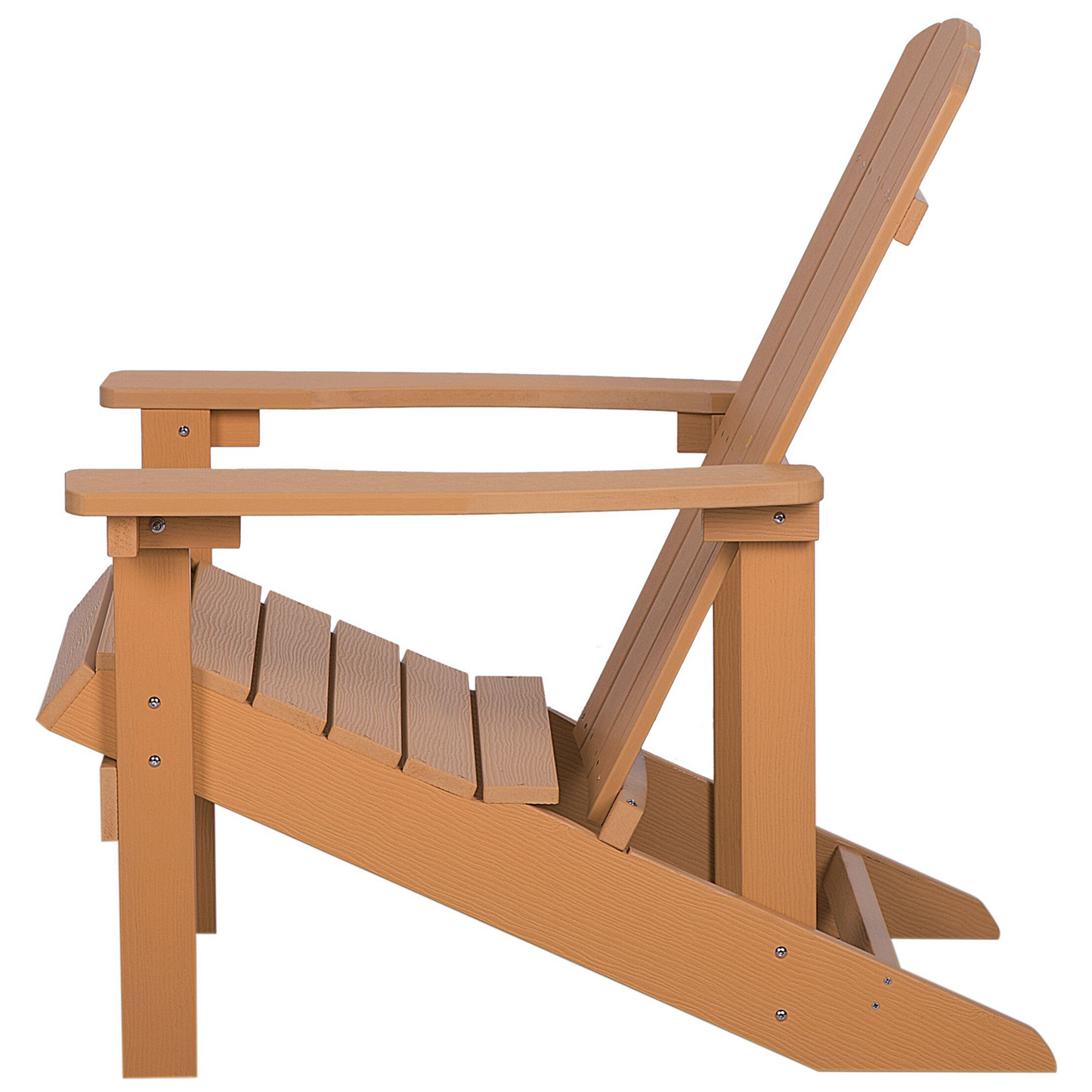 Gartenstuhl Kunstholz heller Holzfarbton ADIRONDACK