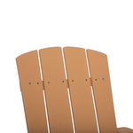 Gartenstuhl Kunstholz heller Holzfarbton ADIRONDACK