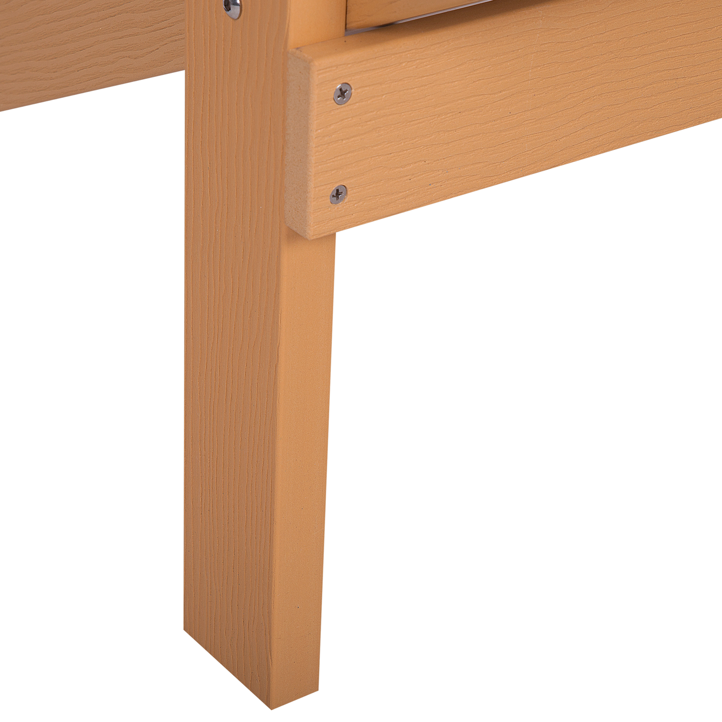 Gartenstuhl Kunstholz heller Holzfarbton ADIRONDACK