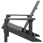 Gartenstuhl ADIRONDACK Dunkelgrau