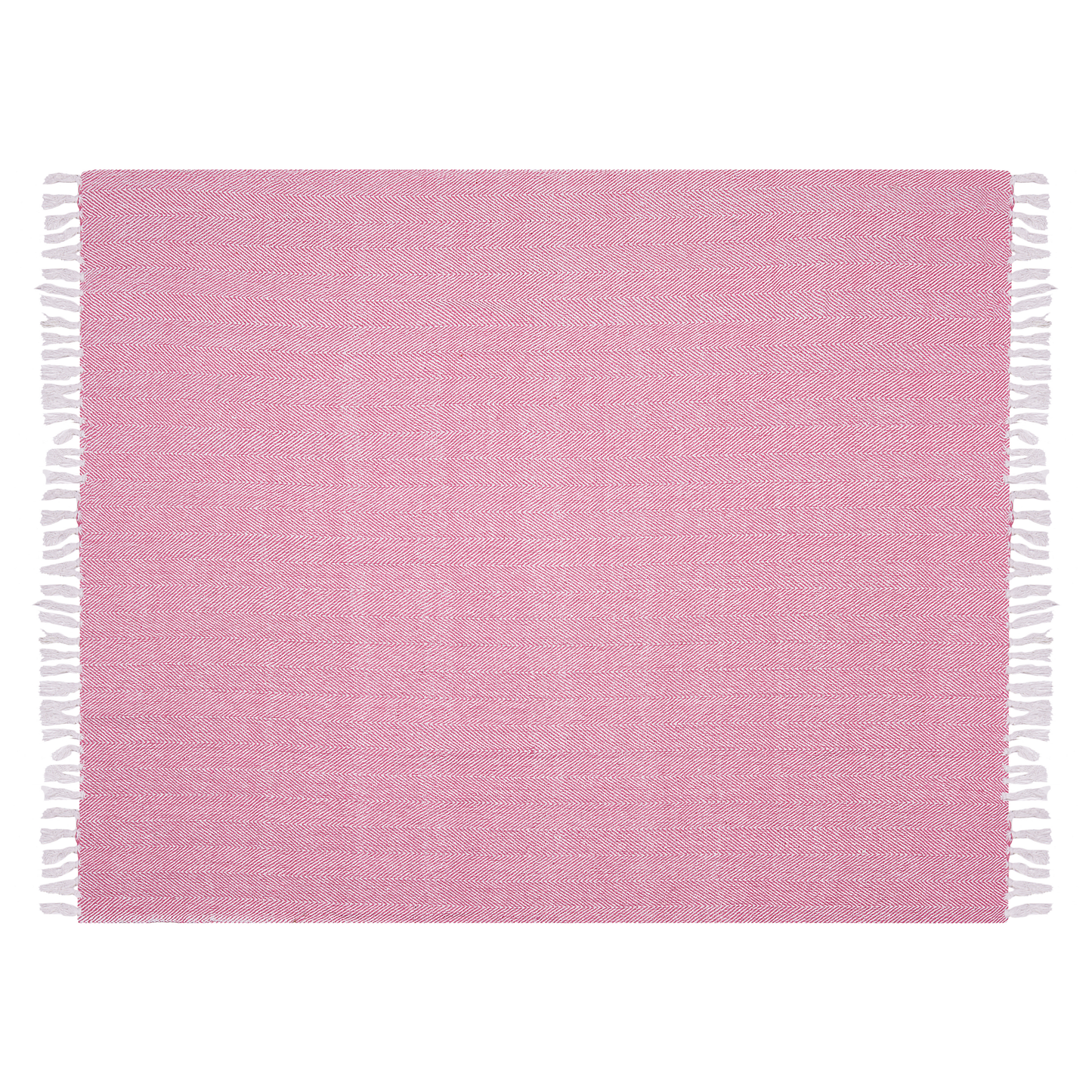 Kuscheldecke TANGIER Baumwolle 130 x 160 cm Rosa