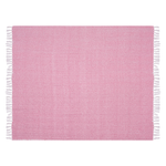 Kuscheldecke TANGIER Baumwolle 130 x 160 cm Rosa