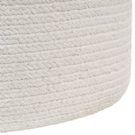 Pouf weiss ⌀ 46 cm DALAMA