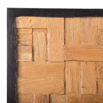 Wandobjekt TOLUCA Holz 40 cm Braun
