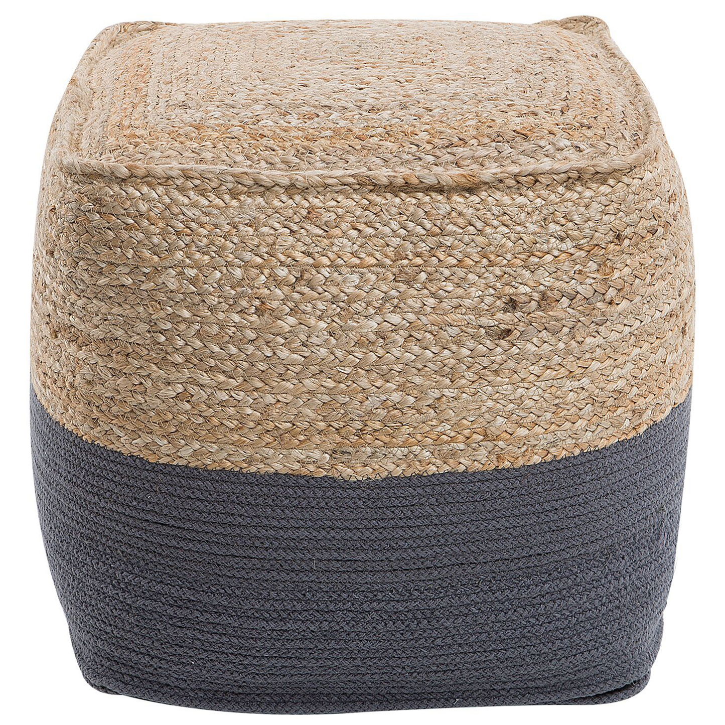 Pouf dunkelgrau 44 x 44 cm KIRAMA