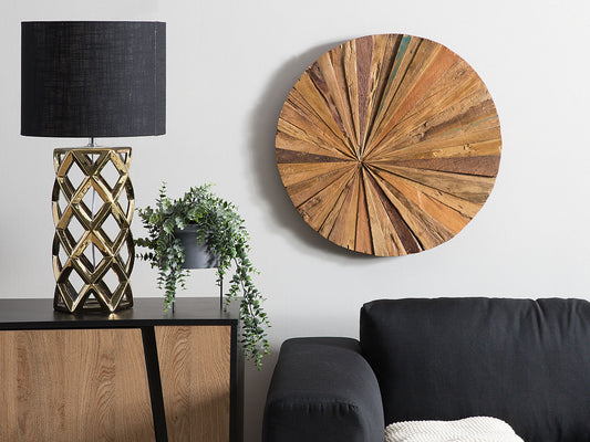 Wandobjekt MORELIA Holz 60 cm Braun