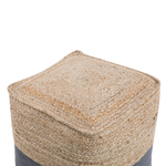 Pouf dunkelgrau 44 x 44 cm KIRAMA