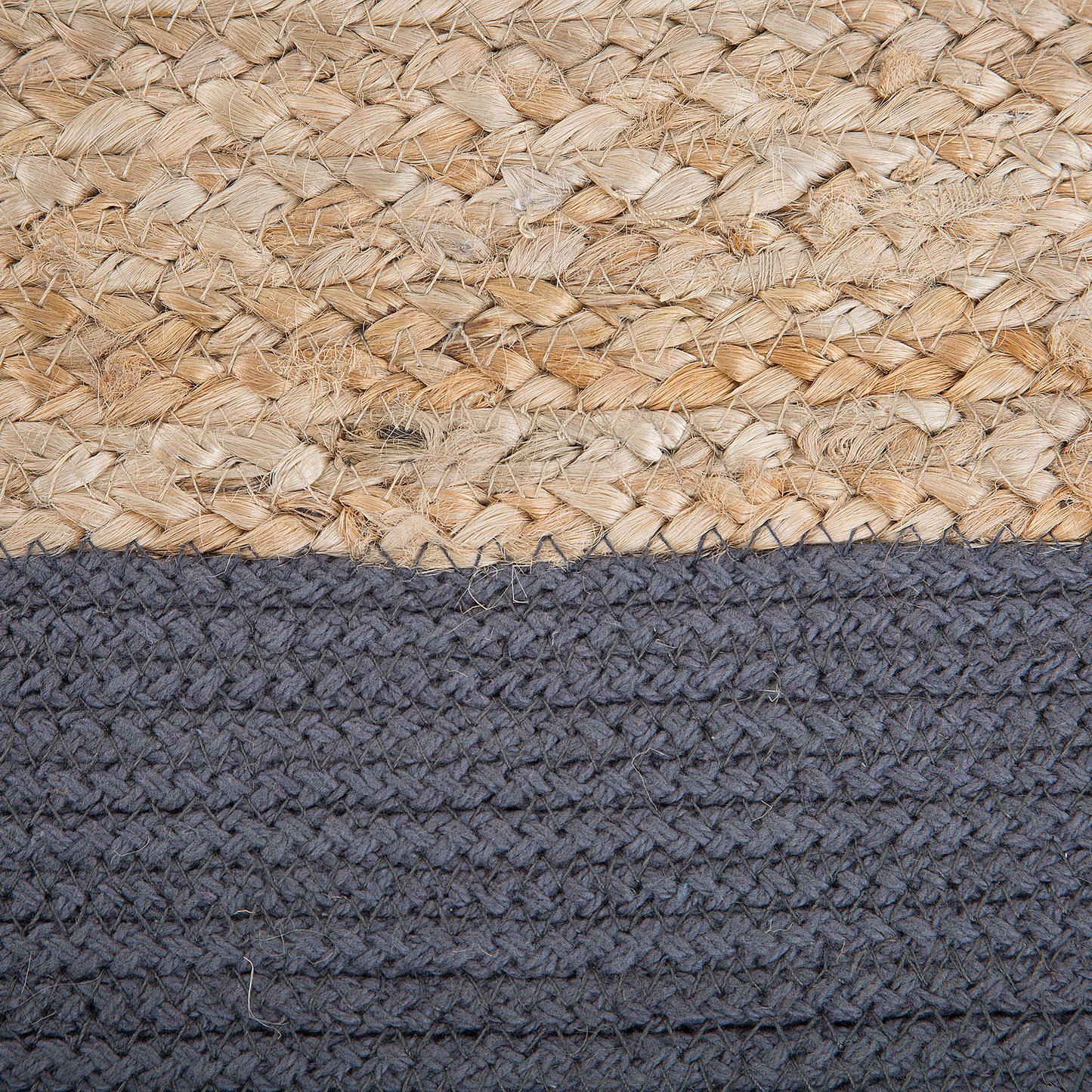 Pouf dunkelgrau 44 x 44 cm KIRAMA