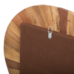 Wandobjekt MORELIA Holz 60 cm Braun