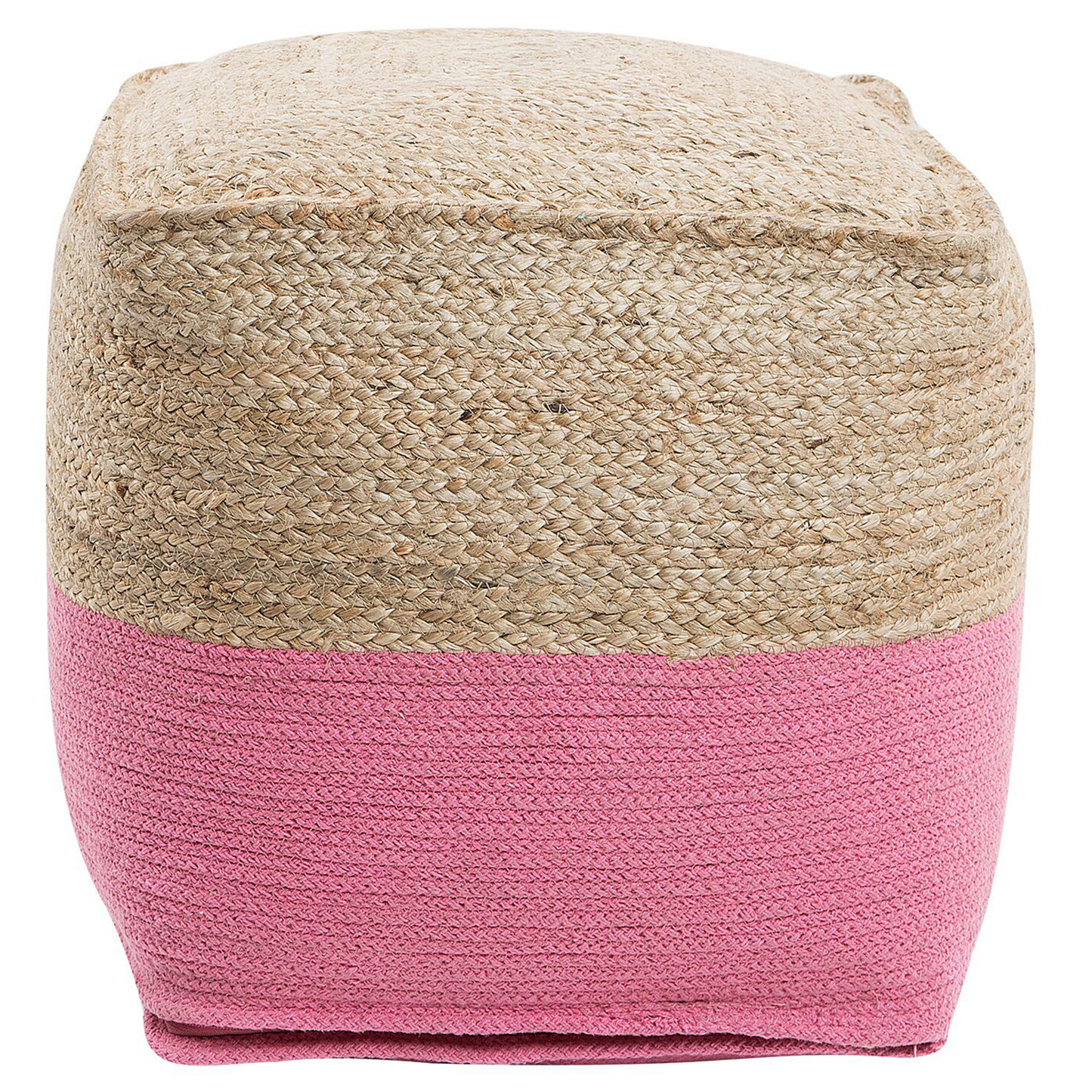 Pouf rosa 44 x 44 cm KIRAMA